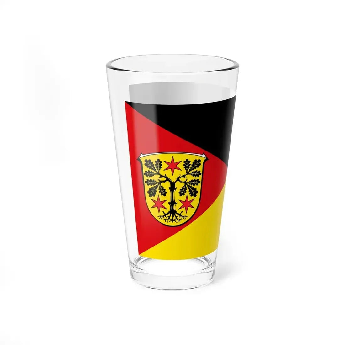 Flag of Odenwaldkreis Germany - Pint Glass 16oz - Go Mug Yourself