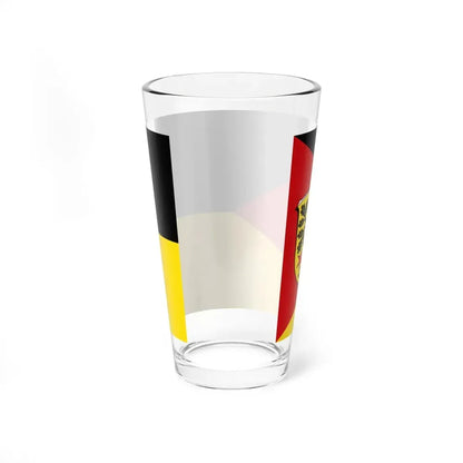 Flag of Odenwaldkreis Germany - Pint Glass 16oz - Go Mug Yourself