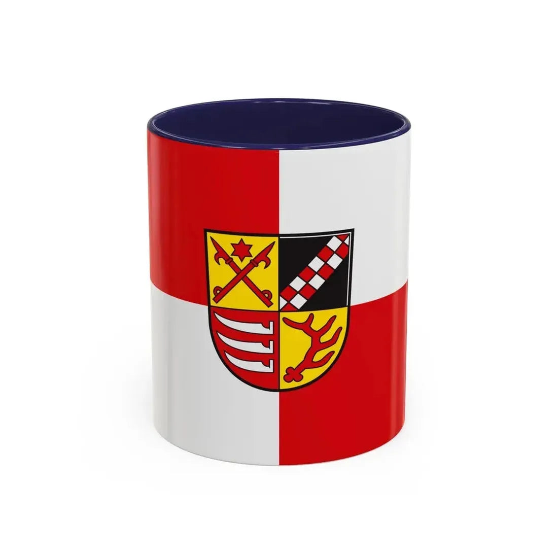 Flag of Oder Spree Germany - Accent Coffee Mug 11oz Navy - Go Mug Yourself