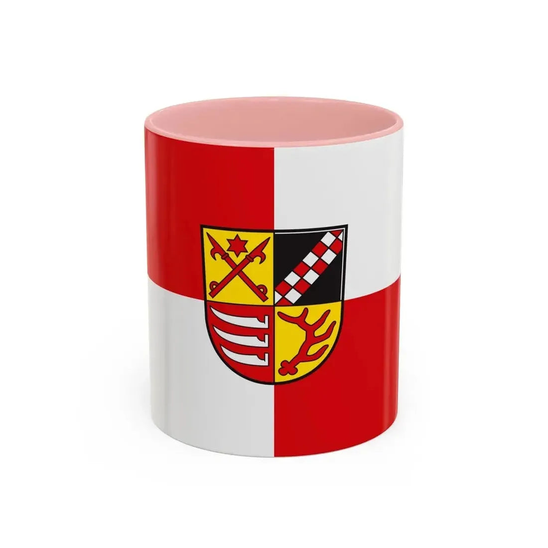 Flag of Oder Spree Germany - Accent Coffee Mug 11oz Pink - Go Mug Yourself