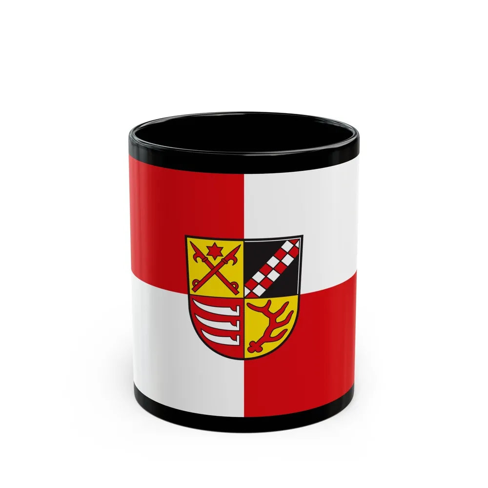 Flag of Oder Spree Germany - Black Coffee Mug-11oz-Go Mug Yourself