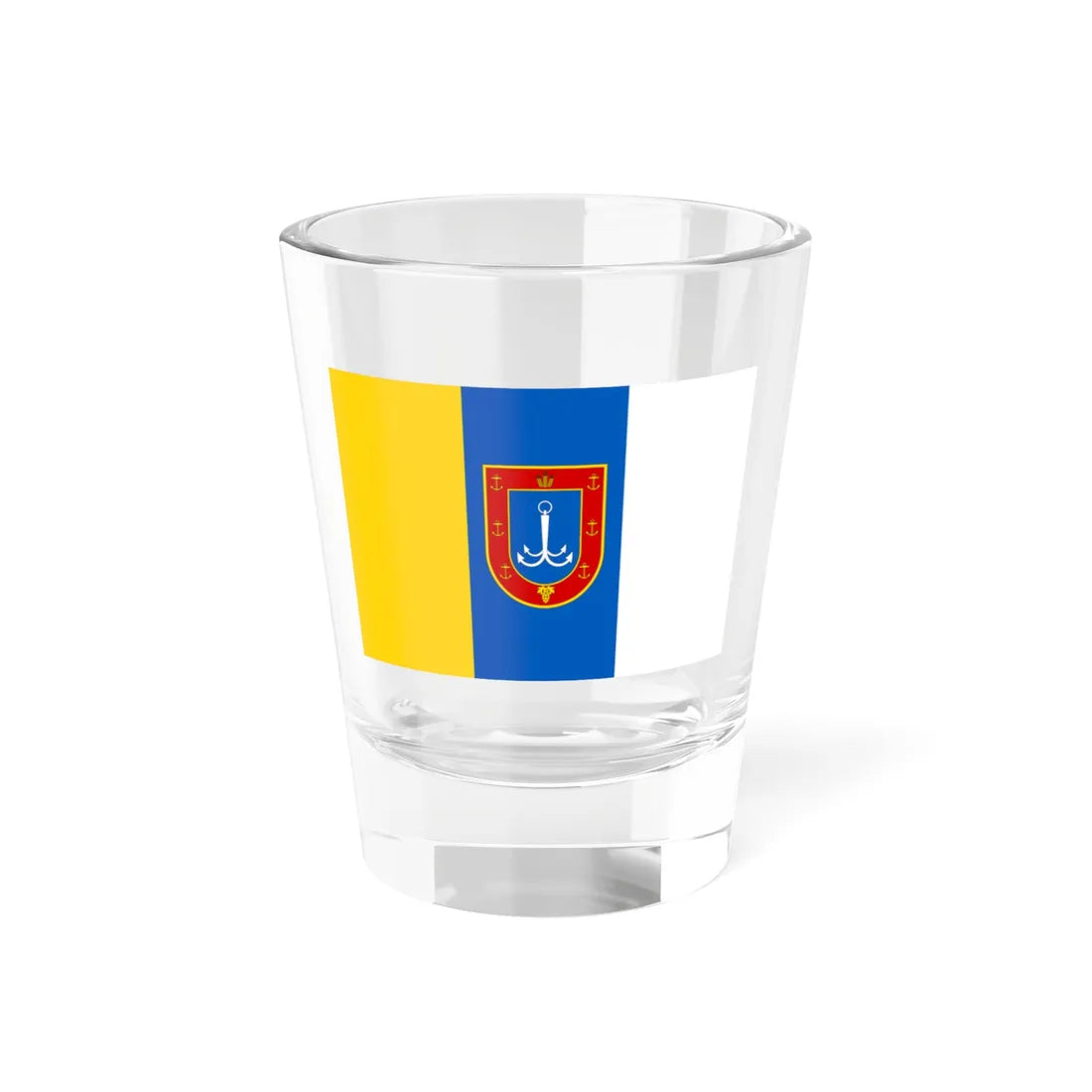 Flag of Odesa Oblast (Ukraine) Shot Glass 1.5oz 1.5oz - Go Mug Yourself