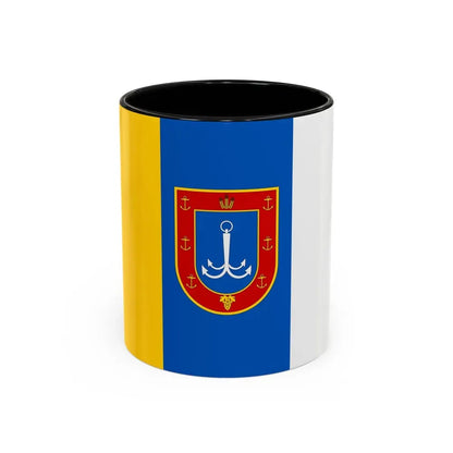 Flag of Odessa Oblast Ukraine - Accent Coffee Mug 11oz Black - Go Mug Yourself