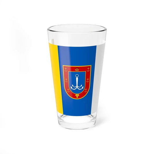 Flag of Odessa Oblast Ukraine - Pint Glass 16oz 16oz - Go Mug Yourself