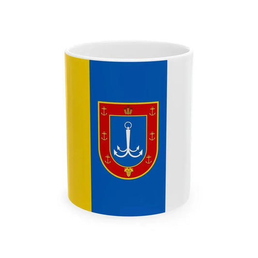 Flag of Odessa Oblast Ukraine - White Coffee Mug 11oz - Go Mug Yourself