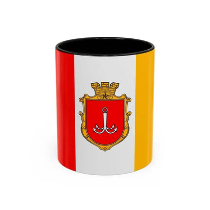 Flag of Odessa Ukraine - Accent Coffee Mug 11oz Black - Go Mug Yourself