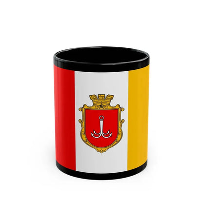 Flag of Odessa Ukraine - Black Coffee Mug 11oz - Go Mug Yourself