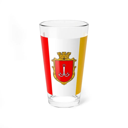 Flag of Odessa Ukraine - Pint Glass 16oz 16oz - Go Mug Yourself