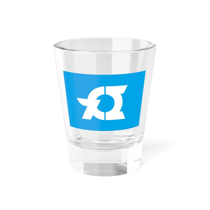 Flag of Oe Yamagata (Japan) Shot Glass 1.5oz 1.5oz - Go Mug Yourself