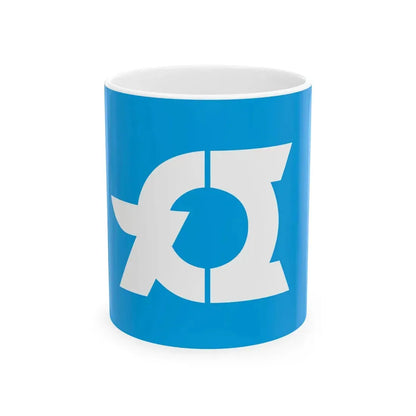 Flag of Oe Yamagata (Japan) White Coffee Mug 11oz - Go Mug Yourself