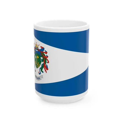 Flag of Ofalu (Hungary) White Coffee Mug 15oz - Go Mug Yourself