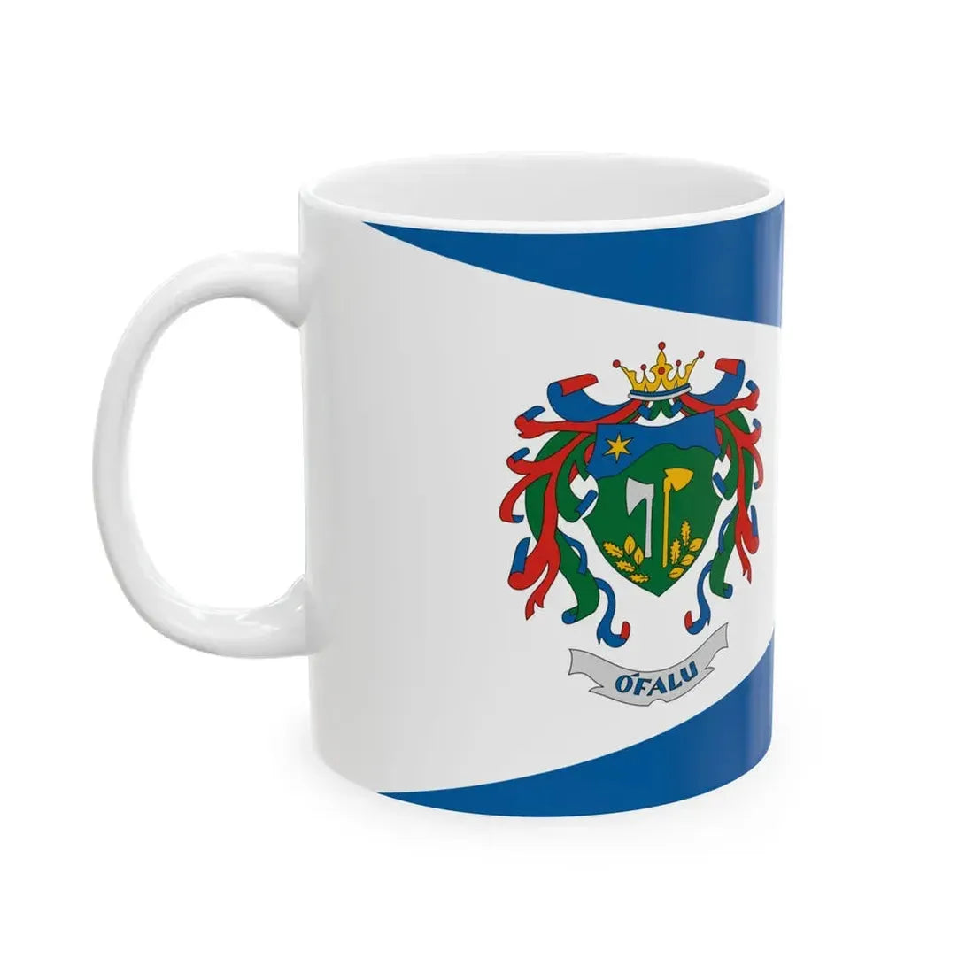 Flag of Ofalu (Hungary) White Coffee Mug - Go Mug Yourself