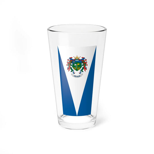 Flag of Ofalu vertical (Hungary) Pint Glass 16oz 16oz - Go Mug Yourself