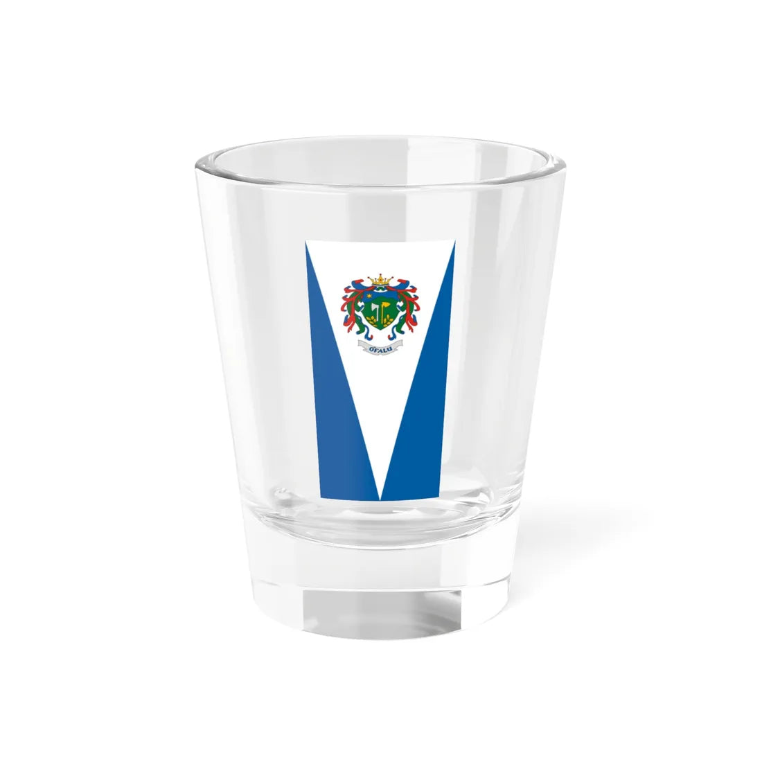 Flag of Ofalu vertical (Hungary) Shot Glass 1.5oz 1.5oz - Go Mug Yourself