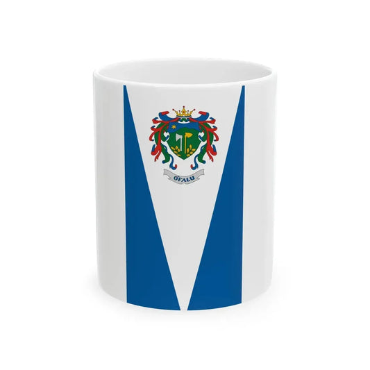 Flag of Ofalu vertical (Hungary) White Coffee Mug 11oz - Go Mug Yourself