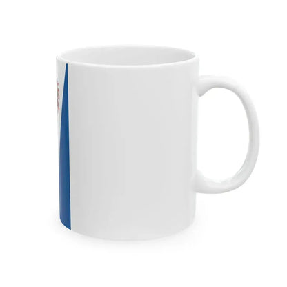 Flag of Ofalu vertical (Hungary) White Coffee Mug - Go Mug Yourself