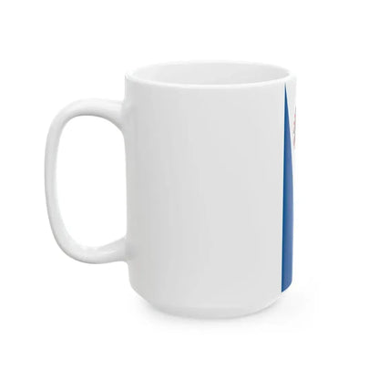 Flag of Ofalu vertical (Hungary) White Coffee Mug - Go Mug Yourself