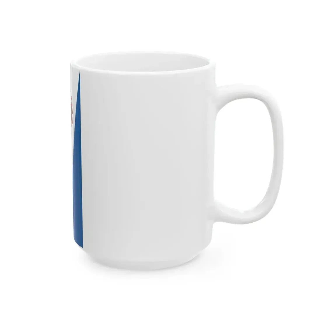 Flag of Ofalu vertical (Hungary) White Coffee Mug - Go Mug Yourself