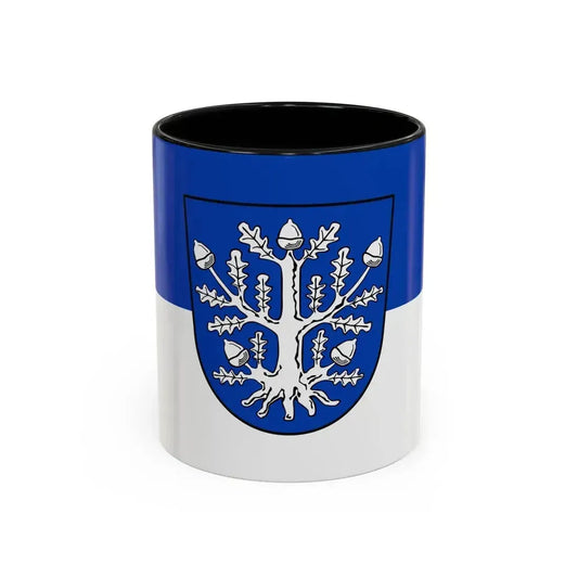 Flag of Offenbach am Main Germany - Accent Coffee Mug 11oz Black - Go Mug Yourself