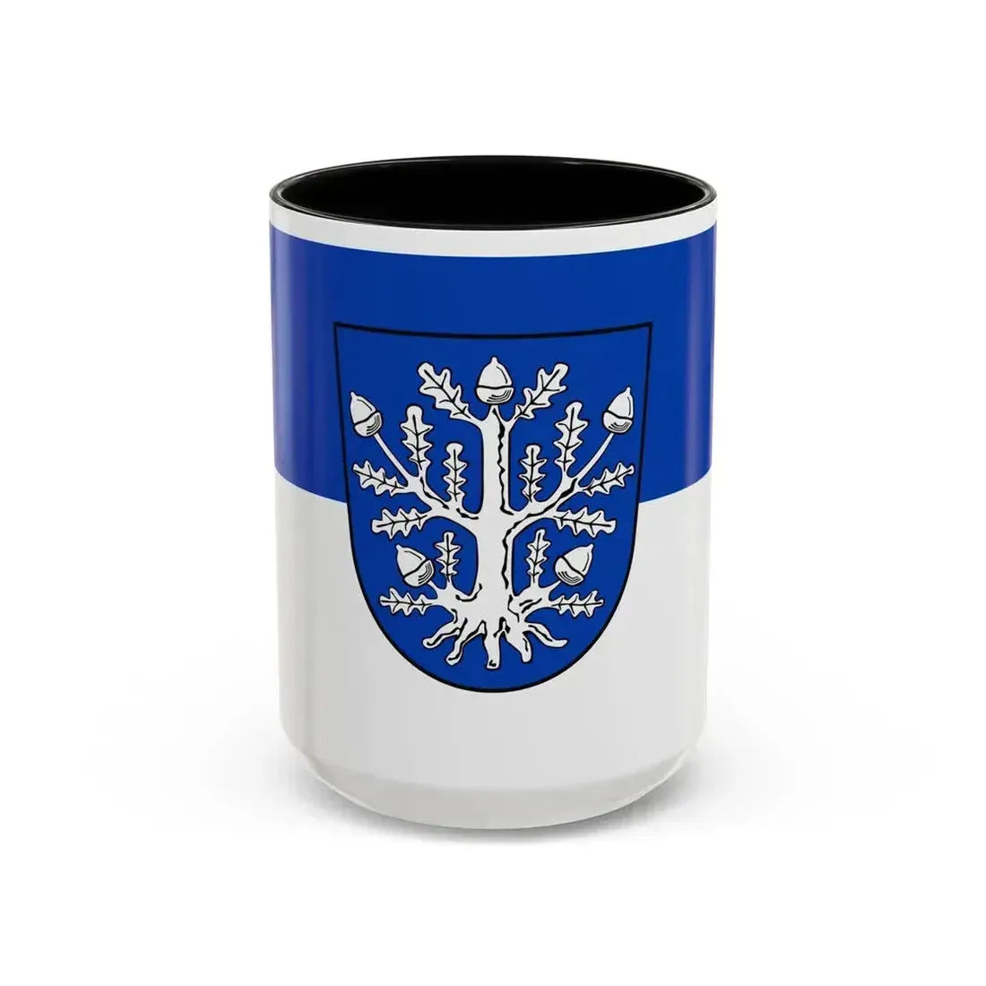 Flag of Offenbach am Main Germany - Accent Coffee Mug 15oz Black - Go Mug Yourself