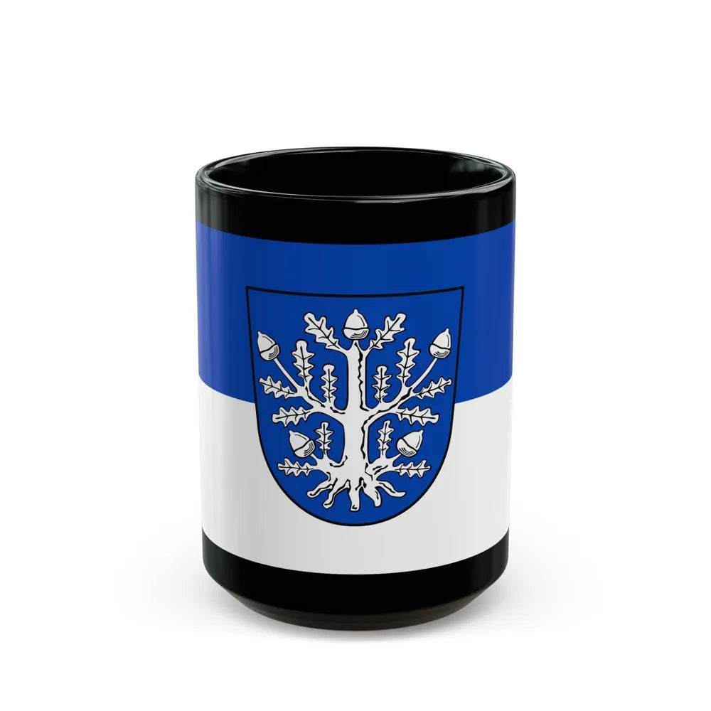 Flag of Offenbach am Main Germany - Black Coffee Mug-15oz-Go Mug Yourself