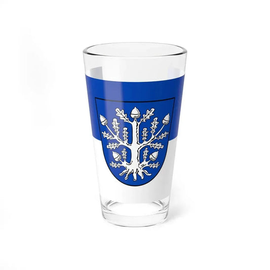 Flag of Offenbach am Main Germany - Pint Glass 16oz 16oz - Go Mug Yourself