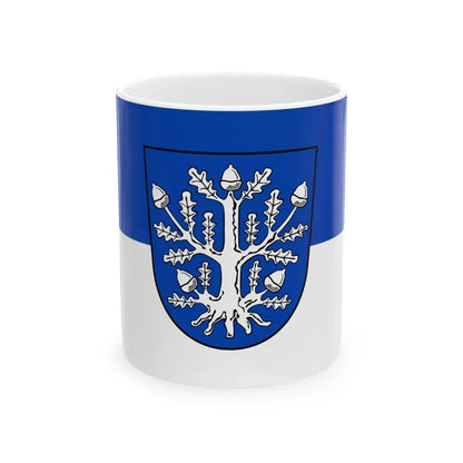 Flag of Offenbach am Main Germany - White Coffee Mug 11oz - Go Mug Yourself
