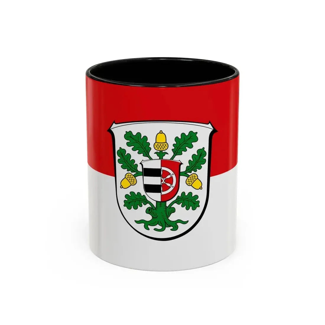 Flag of Offenbach Germany - Accent Coffee Mug 11oz Black - Go Mug Yourself