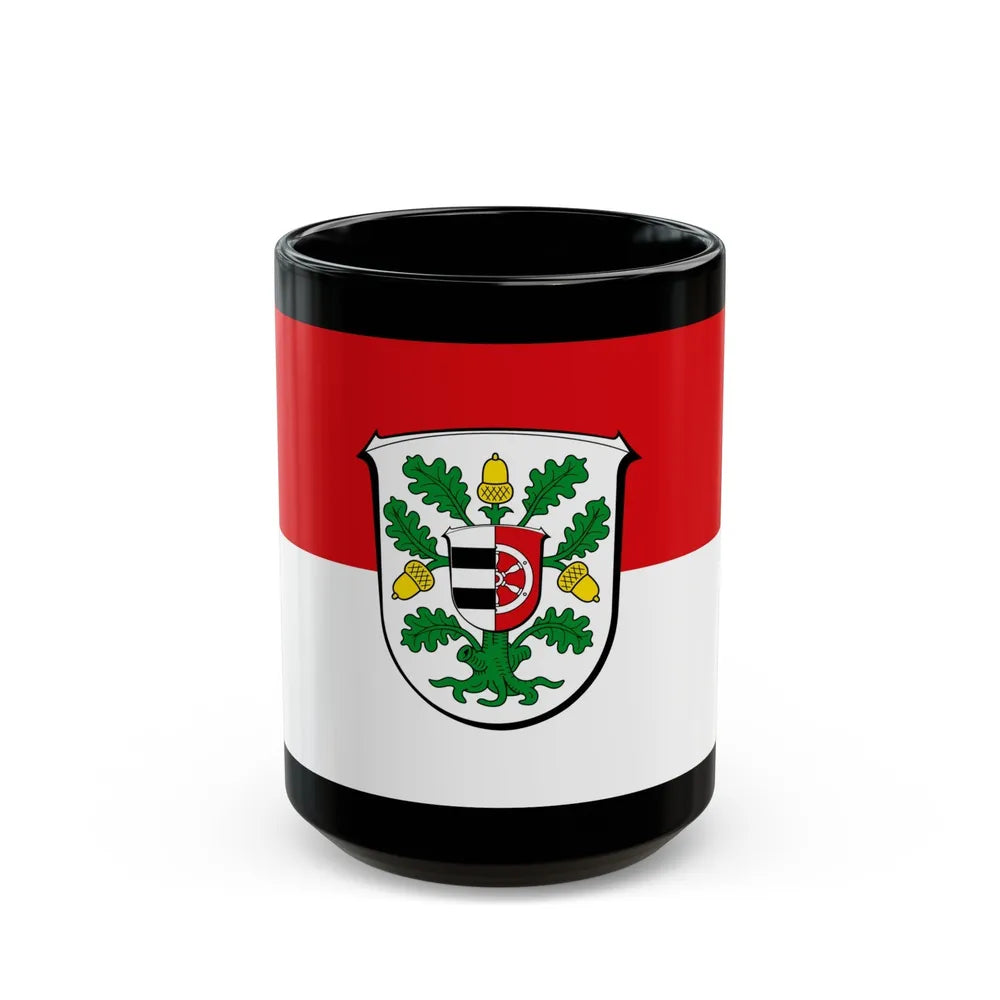 Flag of Offenbach Germany - Black Coffee Mug-15oz-Go Mug Yourself