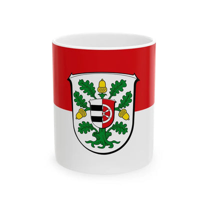 Flag of Offenbach Germany - White Coffee Mug-11oz-Go Mug Yourself