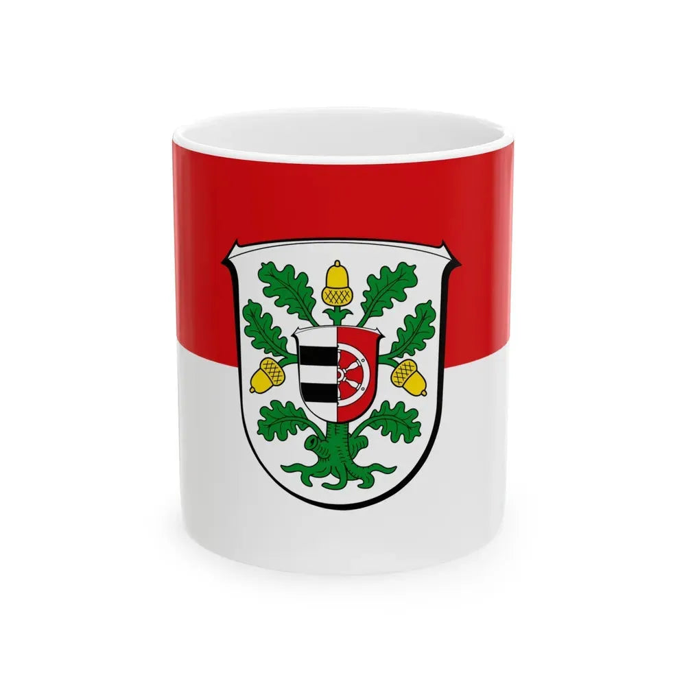 Flag of Offenbach Germany - White Coffee Mug 11oz - Go Mug Yourself