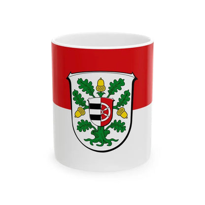 Flag of Offenbach Germany - White Coffee Mug 11oz - Go Mug Yourself