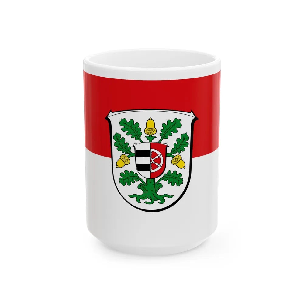 Flag of Offenbach Germany - White Coffee Mug-15oz-Go Mug Yourself