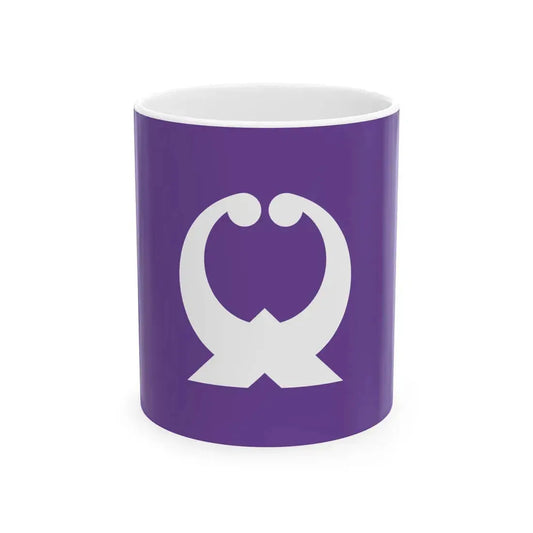 Flag of Ofunato Iwate (Japan) White Coffee Mug 11oz - Go Mug Yourself