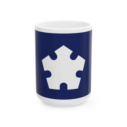 Flag of Ogaki Gifu (Japan) White Coffee Mug 15oz - Go Mug Yourself