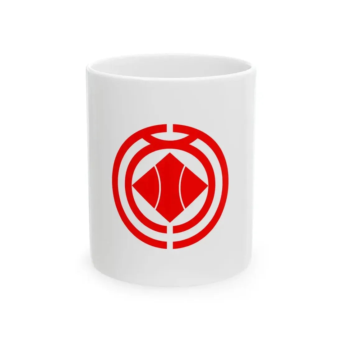 Flag of Ogano Saitama (Japan) White Coffee Mug 11oz - Go Mug Yourself