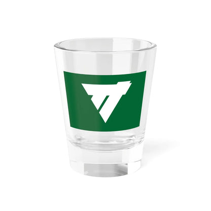 Flag of Ogata Akita (Japan) Shot Glass 1.5oz 1.5oz - Go Mug Yourself