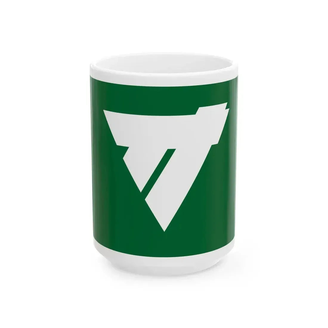 Flag of Ogata Akita (Japan) White Coffee Mug 15oz - Go Mug Yourself