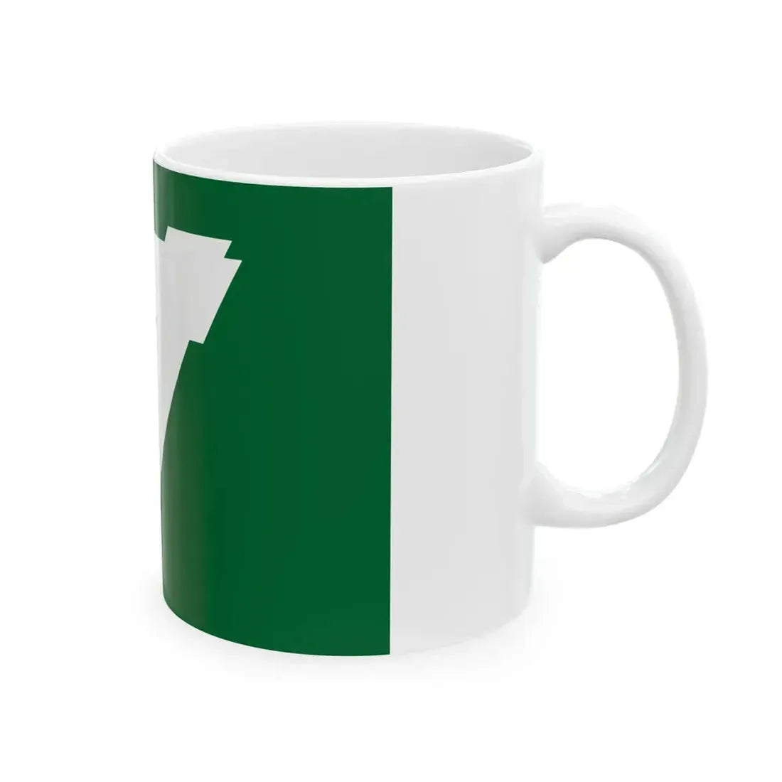 Flag of Ogata Akita (Japan) White Coffee Mug - Go Mug Yourself