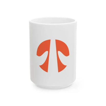 Flag of Ogawa Nagano (Japan) White Coffee Mug 15oz - Go Mug Yourself