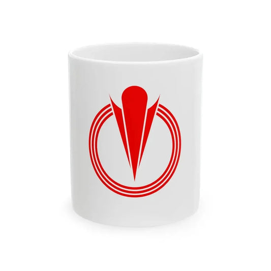 Flag of Ogawa Saitama (Japan) White Coffee Mug 11oz - Go Mug Yourself