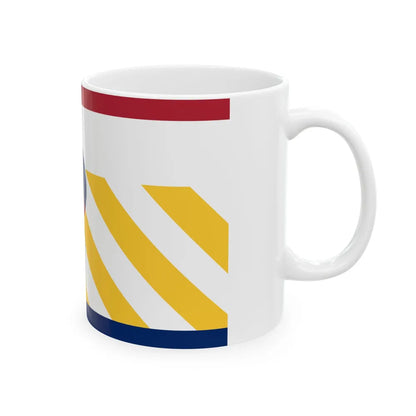 Flag of Ogden Utah 2000-2023 (United States) White Coffee Mug - Go Mug Yourself