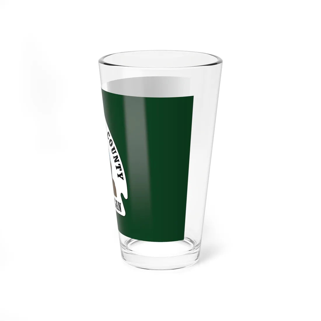 Flag of Ogemaw County Michigan (United States) Pint Glass 16oz - Go Mug Yourself