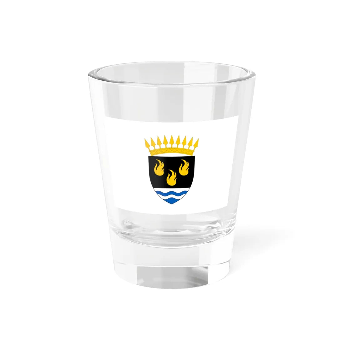 Flag of Ogooué-Maritime Province Gabon (Gabon) Shot Glass 1.5oz 1.5oz - Go Mug Yourself