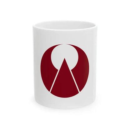 Flag of Ogori Fukuoka (Japan) White Coffee Mug 11oz - Go Mug Yourself