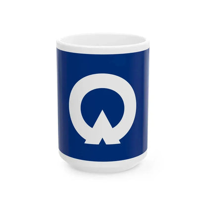 Flag of Oguchi Aichi (Japan) White Coffee Mug 15oz - Go Mug Yourself