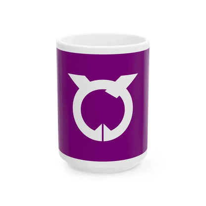 Flag of Oguchi Ishikawa 1971-2005 (Japan) White Coffee Mug 15oz - Go Mug Yourself