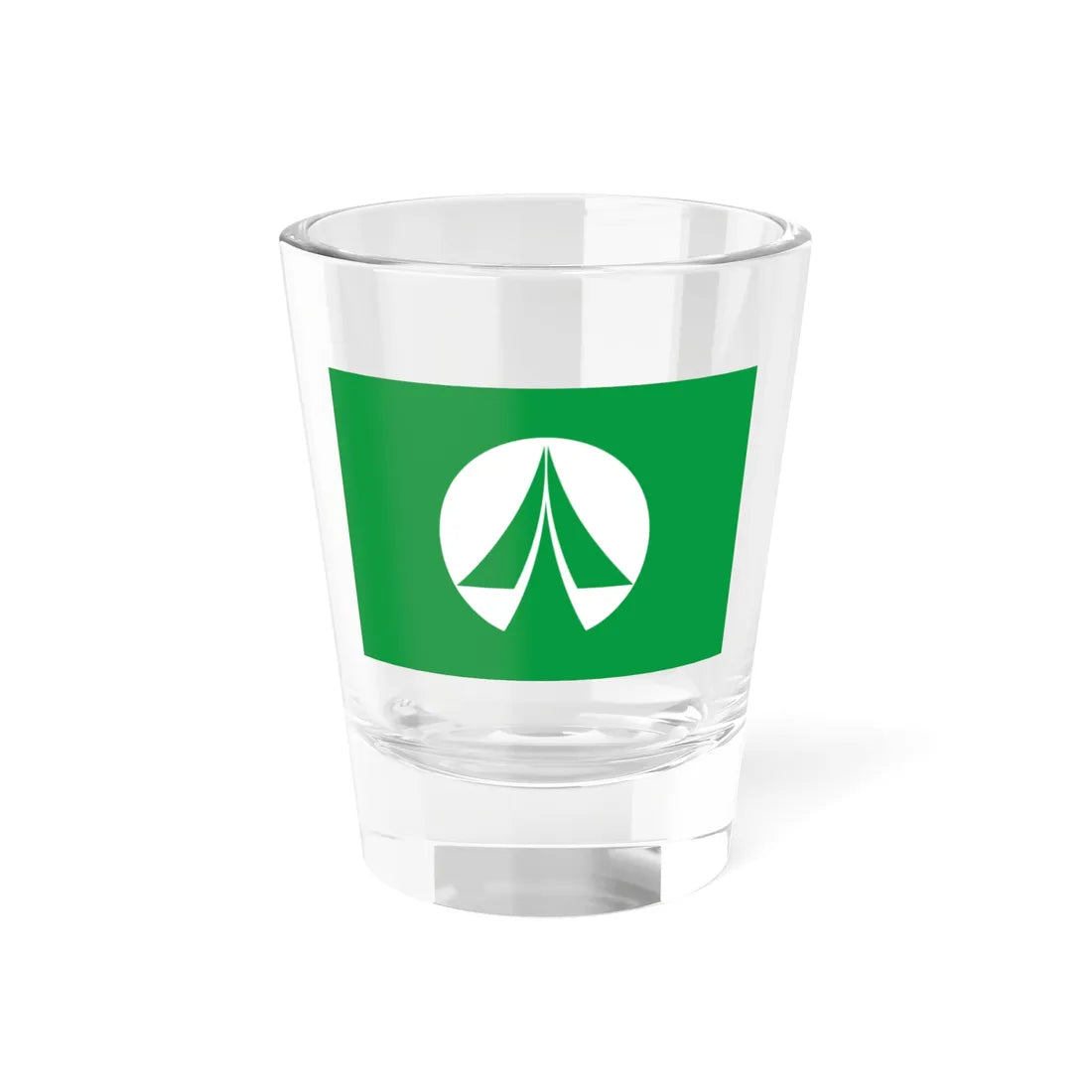 Flag of Oguni Kumamoto (Japan) Shot Glass 1.5oz 1.5oz - Go Mug Yourself