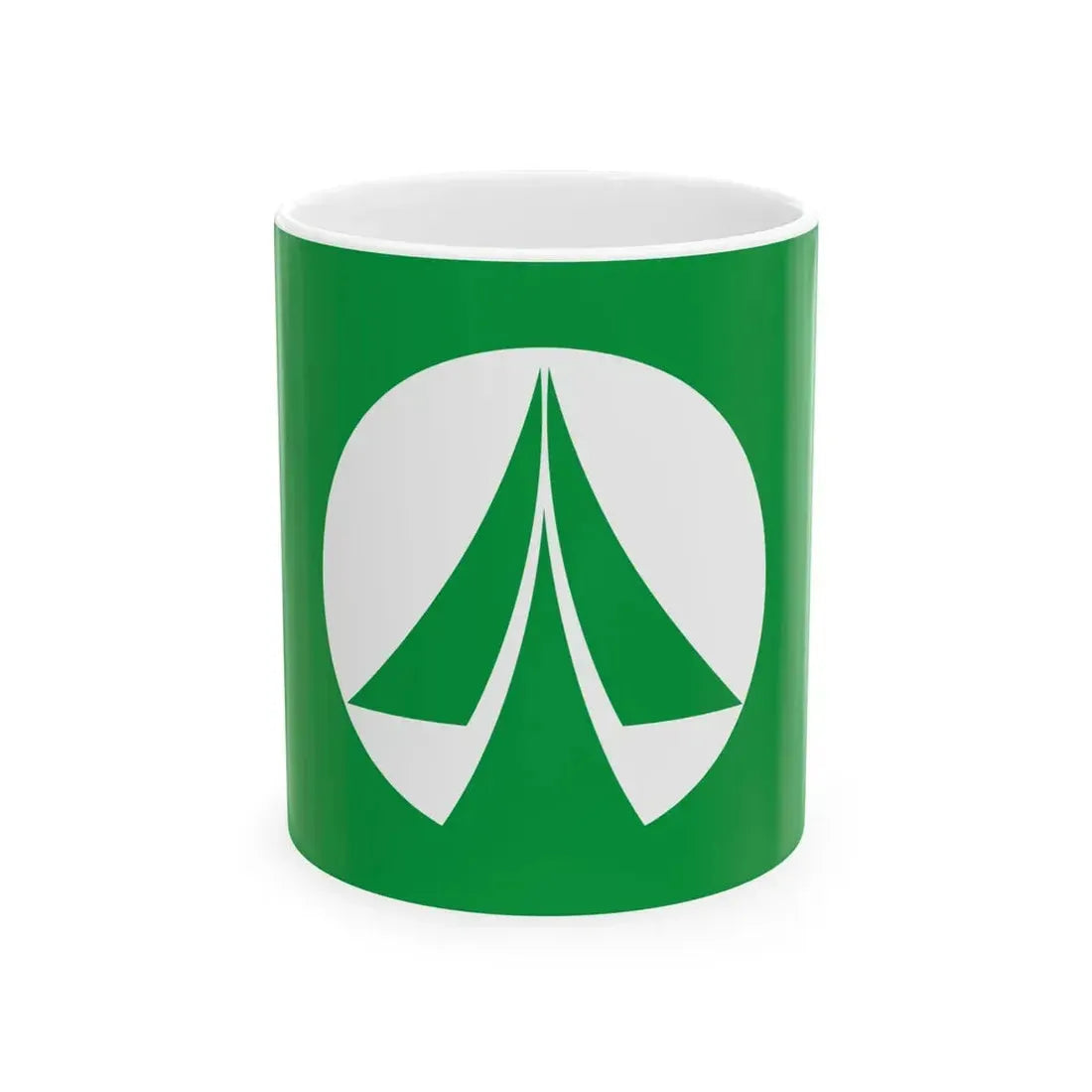 Flag of Oguni Kumamoto (Japan) White Coffee Mug 11oz - Go Mug Yourself