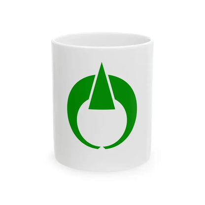Flag of Oguni Yamagata (Japan) White Coffee Mug 11oz - Go Mug Yourself